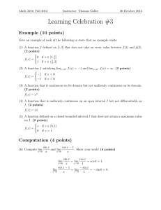 Learning Celebration #3 Example (10 points)