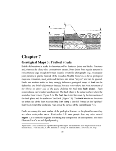 Chapter 7 Geological Maps 3: Faulted Strata