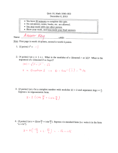 Quiz 10, Math 1060—003 December 6, 2013