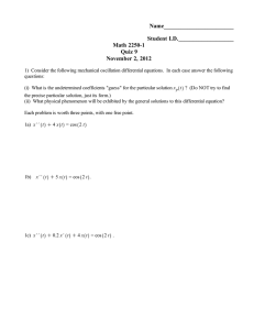 Name________________________ Student I.D.___________________ Math 2250-1 Quiz 9