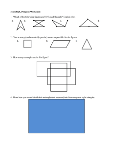 Math4020, Polygons Worksheet