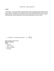 MATH1100 – QUIZ 6 MAKE UP NAME: