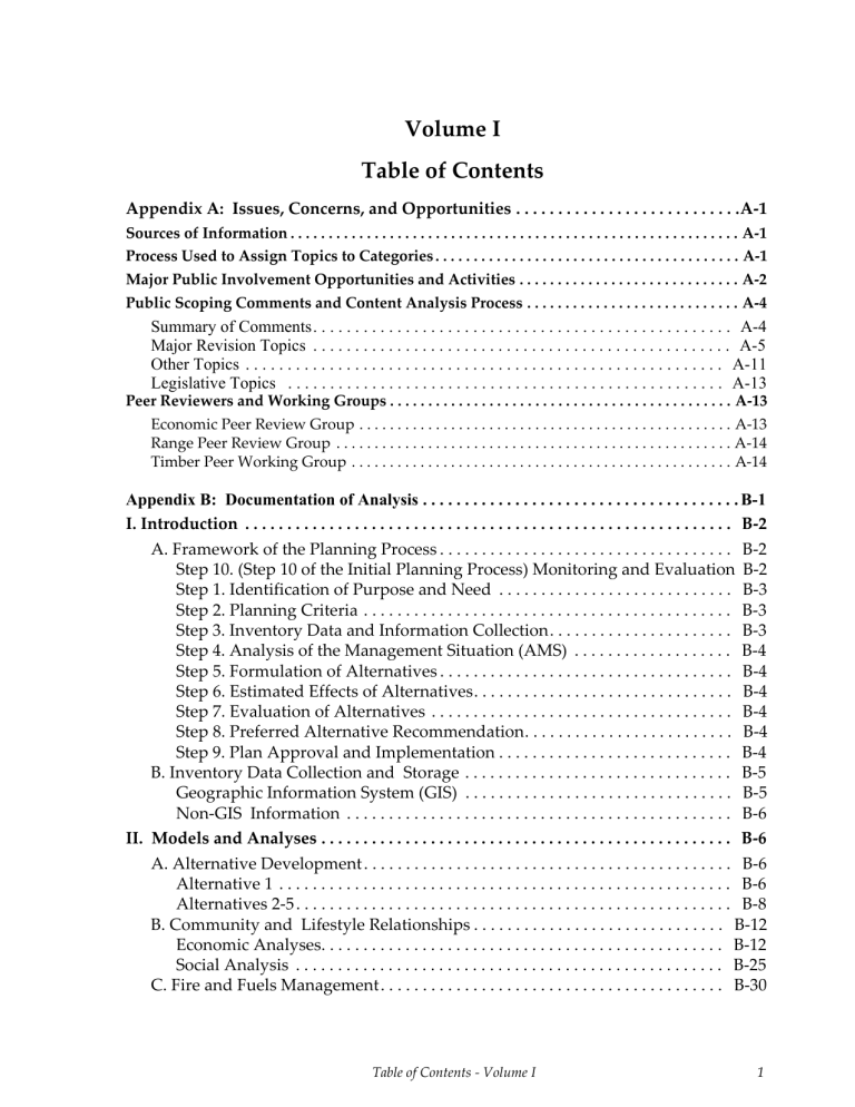 volume-i-table-of-contents