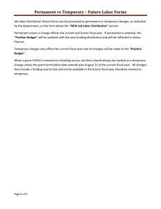 Permanent vs Temporary – Future Labor Forms