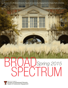 BROAD SPECTRUM Spring 2015