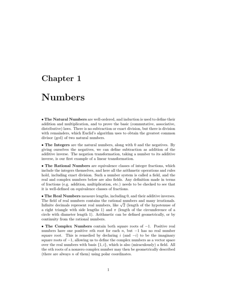 Numbers Chapter 1