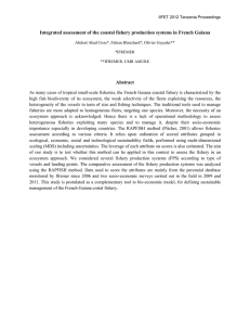 Integrated assessment of the coastal fishery production systems in French...  Abstract