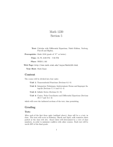 Math 1220 Section 5