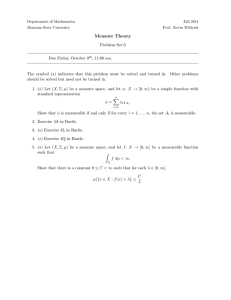 Measure Theory