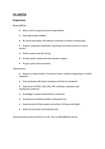 iTE LIMITED Programmer