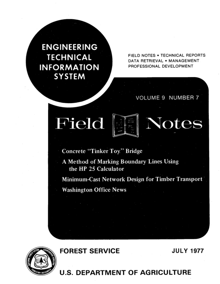 Field Niotes INFORMATION SYSTEM