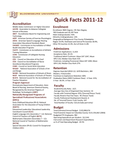 Quick Facts 2011‐12 Accreditation Enrollment
