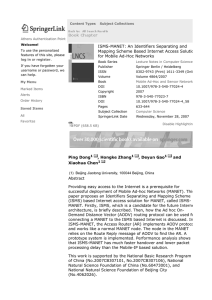 ISMS-MANET: An Identifiers Separating and Mapping Scheme Based Internet Access Solutio