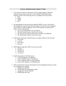 System Administration Chapter 9 Quiz