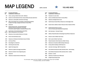 MAP LEGEND  YOU ARE HERE (draft 1/15/16)
