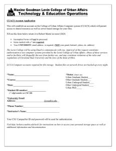 CUACS Account Application