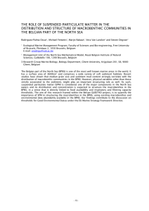 THE ROLE OF SUSPENDED PARTICULATE MATTER IN THE