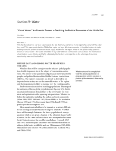 Section II: Water  