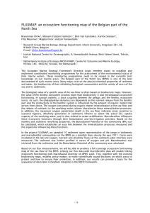 FLUXMAP: an ecosystem functioning map of the Belgian part of... North Sea
