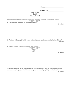 Name________________________ Student I.D.___________________ Math 2250-4 Quiz 8