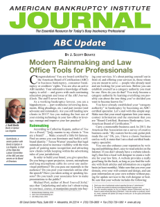 C ABC Update Modern Rainmaking and Law Office Tools for Professionals