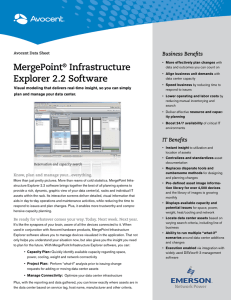 MergePoint Infrastructure Explorer 2.2 Software Business Benefits