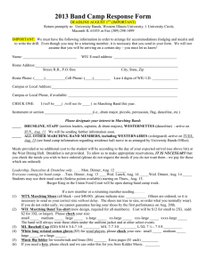 2013 Band Camp Response Form
