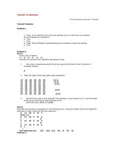 Tutorial 11 Solutions