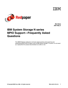 Red paper IBM System Storage N series MPIO Support—Frequently Asked