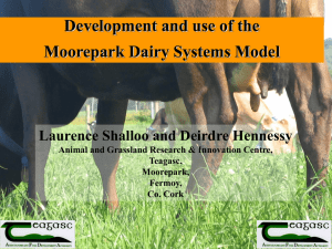 Development and use of the Moorepark Dairy Systems Model