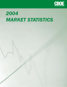 2004 MARKET STATISTICS