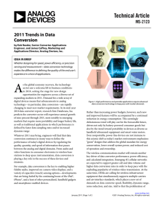 Technical Article 2011 Trends in Data Conversion MS-2123