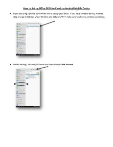 How to Set up Office 365 Live Email on Android...
