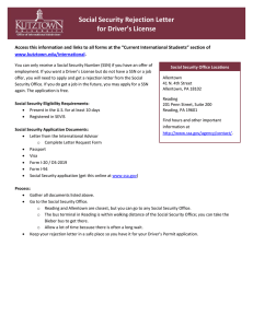 Social Security Rejection Letter Guide for Students