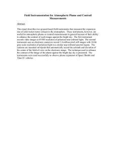 Field Instrumentation for Atmospheric Plume and Contrail Measurements