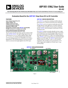 ADP1851-EVALZ User Guide UG-443