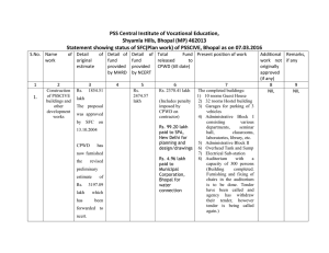 PSS Central Institute of Vocational Education, Shyamla Hills, Bhopal (MP) 462013