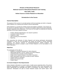 Division of Educational Research National Council of Educational Research and Training
