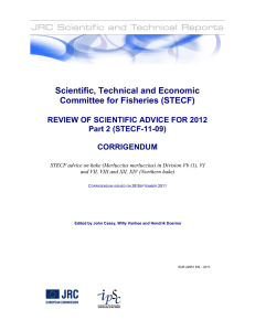 Scientific, Technical and Economic Committee for Fisheries (STECF)