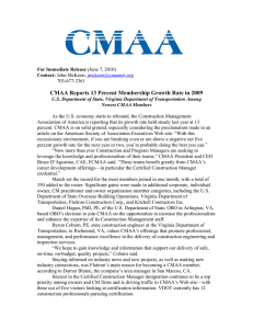 CMAA Reports 13 Percent Membership Growth Rate in 2009