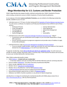 Mega Membership for U.S. Customs and Border Protection