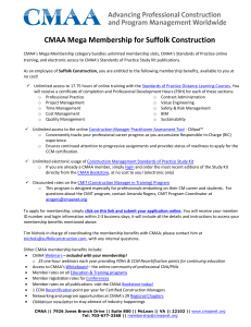 CMAA Mega Membership for Suffolk Construction