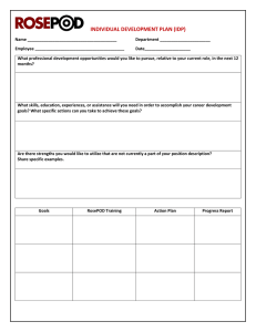 Individual Development Plan (IDP) Template