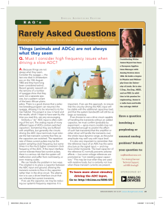 Rarely Asked Questions Things (animals and ADCs) are not always