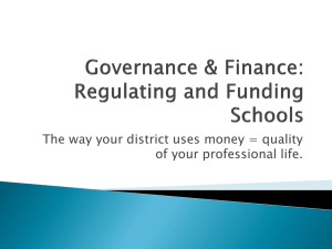 The way your district uses money = quality