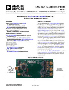 EVAL-AD7416/7/8EBZ User Guide UG-622