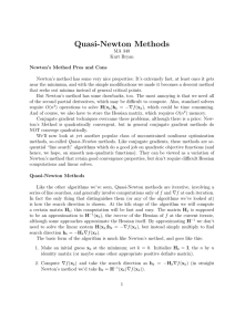 Quasi-Newton Methods