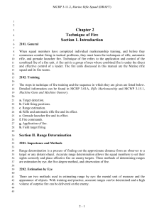 Chapter 2 Technique of Fire Section 1. Introduction