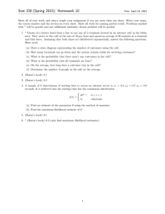 Stat 330 (Spring 2015): Homework 10