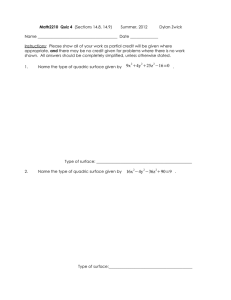 Math2210  Quiz 4 Name ________________________________________  Date ______________